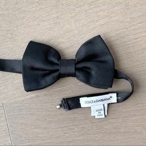 NWOT DOLCE & GABBANA Black Bow Tie 🌚